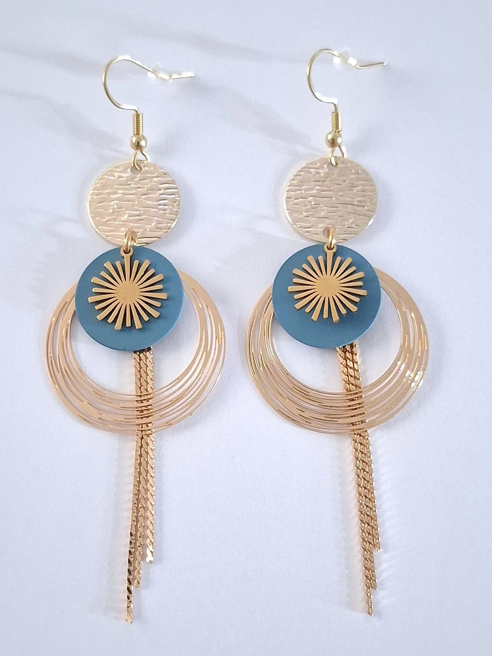 Boucles d'oreilles pendantes 